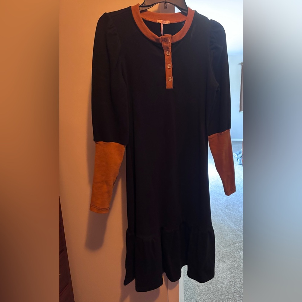 UE Black and Orange Women's Dress